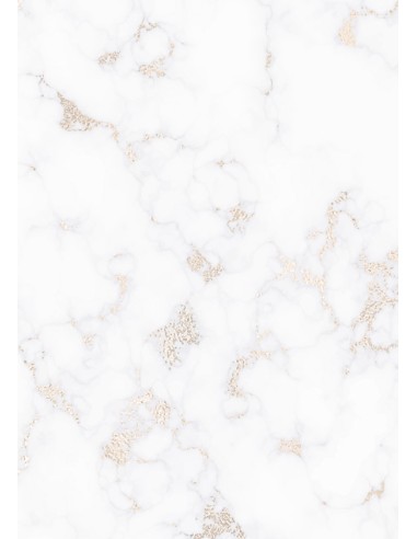 Certificate paper College Cardboard A4/25L 170g , White marble