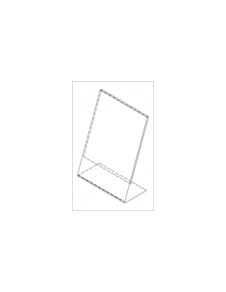 Brochure rack A6 on table