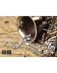Music book College A5/10sh horis