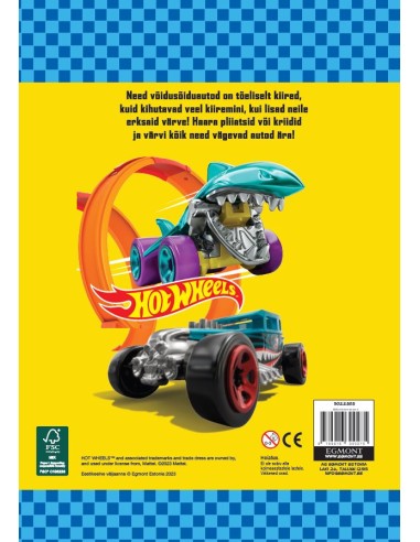 Hot Wheels. Värvimisraamat