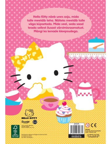 Hello Kitty. Värvimisraamat