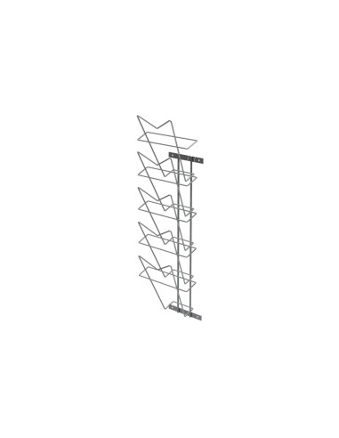 Infoalus seinale 5xA4 metallist