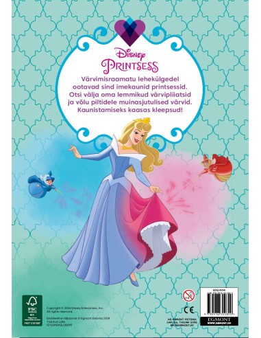 Disney Printsess. Värvimisraamat