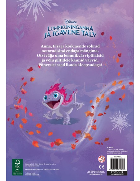 Lumekuninganna ja igavene talv. Värvimisraamat