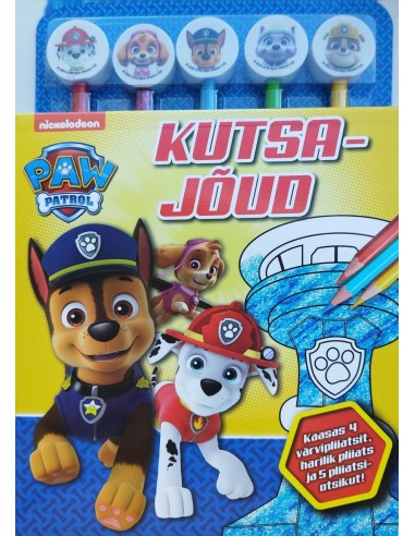 Paw Patrol. Kutsajõud. Pliiatsitega raamat
