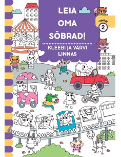 Leia oma sõbrad! Kleebi ja värvi linnas