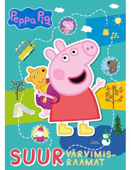 Põrsas Peppa. Suur värvimisraamat