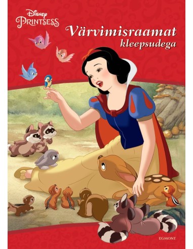 Disney Printsess. Värvimisraamat kleepsudega