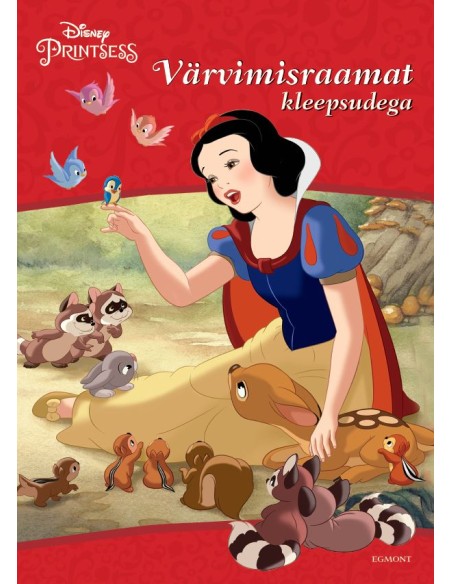 Disney Printsess. Värvimisraamat kleepsudega