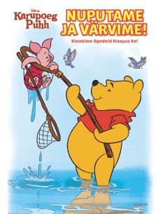 Karupoeg Puhh. Nuputame ja värvime!