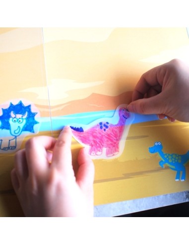 Pildiraamat StickN Jurassic World