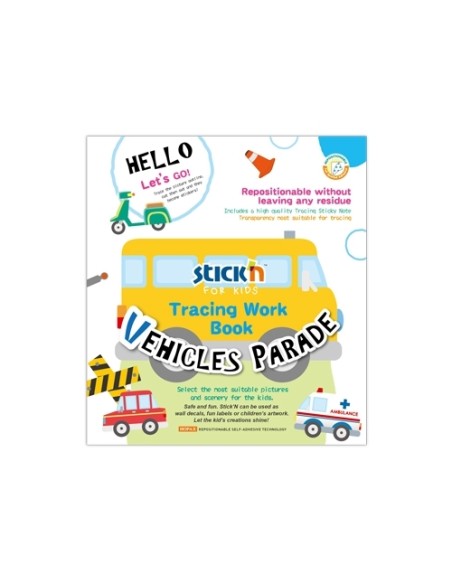 Pildiraamat StickN Vehicle Parade