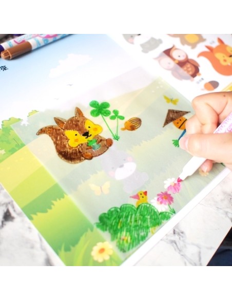 Pildiraamat StickN Animal Party