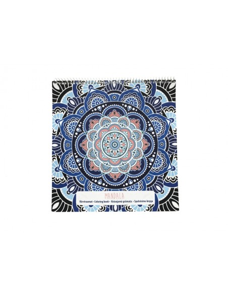 The creative colouring book KPF Mandala 210x220/32 sheets, spiral on top