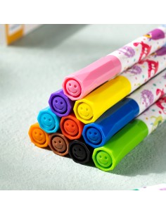 Felt Pen DELI 12 colors asst. 2