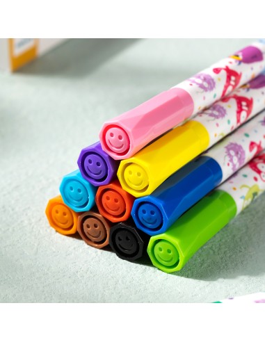 Felt Pen DELI 12 colors asst.