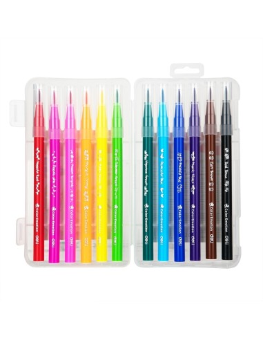 Felt Pen Deli 12 colors assorted