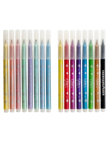 Felt-tip pen Glitter gift set 16pc
