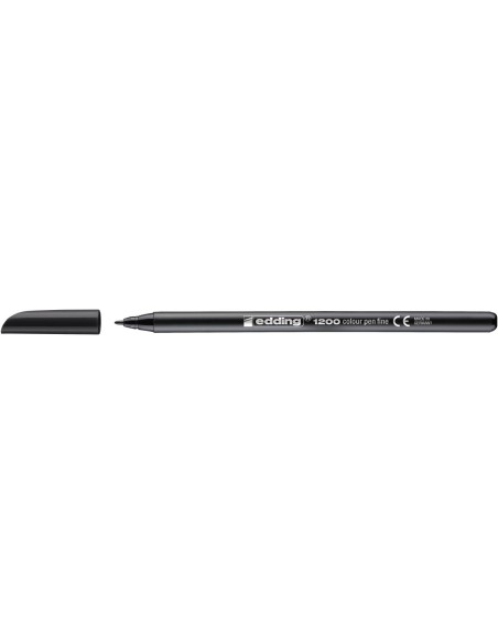 Viltpliiats Edding 1200 1-3 mm, must