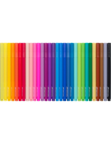 Fibre-tip pens Grip Colour Marker set/30