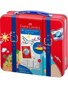 Viltpliiatsid Faber-Castell 40-värvi reisikohver +1 pass 16 pilti