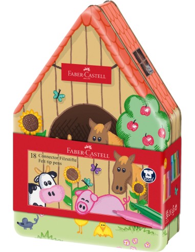 Viltpliiatsid Faber-Castell 33-värvi farmhouse