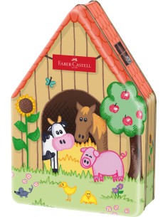 Viltpliiatsid Faber-Castell 33-värvi farmhouse 2