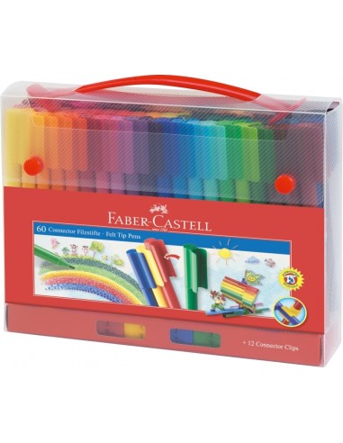Viltpliiatsid Faber-Castell 60-värvi kohvris