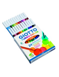Viltpliiatsid Fila Giotto Turbo Color 24-värvi (riputatav) 2