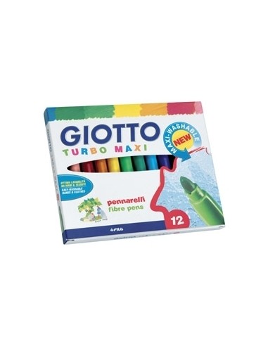 Viltpliiatsid Fila Giotto Turbo Maxi 12-värvi (riputatav)