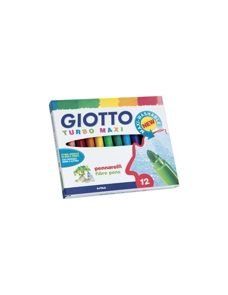 Viltpliiatsid Fila Giotto Turbo Maxi 12-värvi (riputatav)