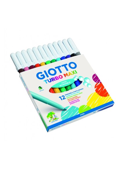 Viltpliiatsid Fila Giotto Turbo Maxi 12-värvi (riputatav)