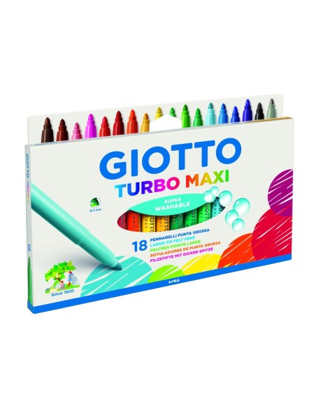 Viltpliiatsid Fila Giotto Turbo Maxi 18-värvi