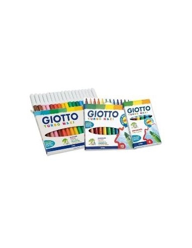 Fiber pens FILA Giotto Turbo Maxi 18-colors