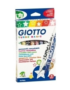 Viltpliiatsid Fila Giotto Turbo Glitter 8-värvi