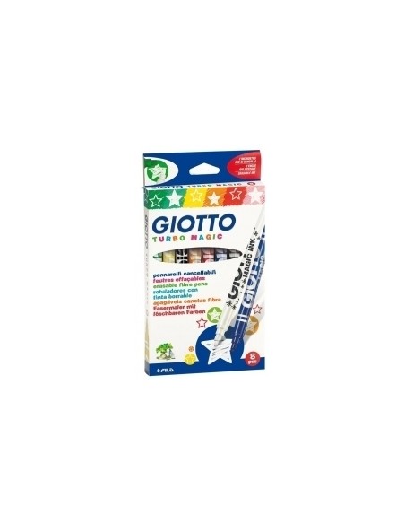 Fiber pens Fila Giotto Turbo Glitter 8-colors