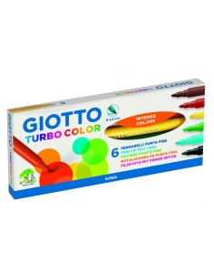 Viltpliiatsid Fila Giotto Turbo Color 6-värvi
