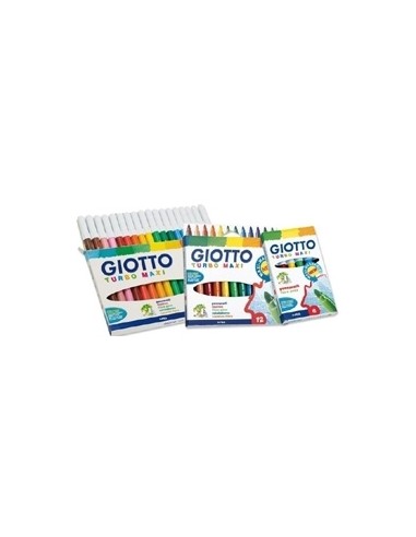Viltpliiatsid Fila Giotto Turbo Maxi 6-värvi