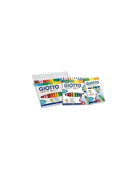 Viltpliiatsid Fila Giotto Turbo Maxi 6-värvi
