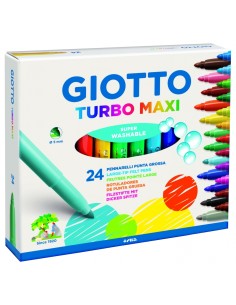 Viltpliiatsid Fila Giotto Turbo Maxi 24-värvi