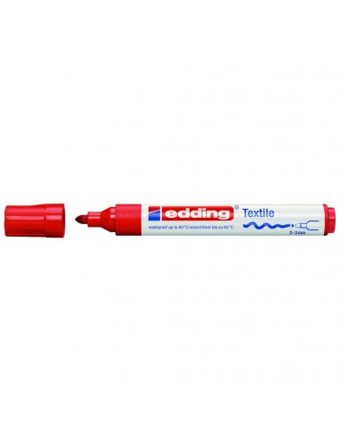 Textile marker  Edding 4500 red