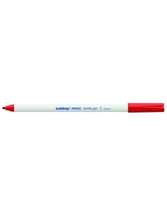 edding 4600 textile pen red