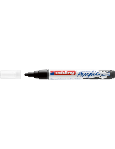 e-5100 acrylic marker medium black