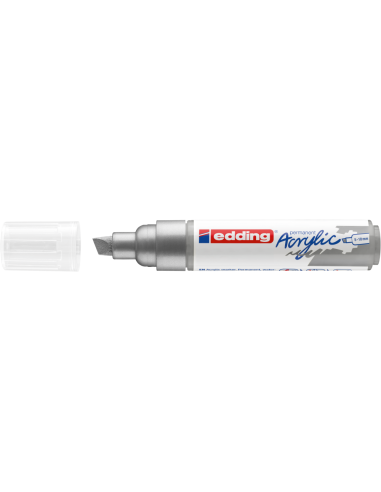 e-5000 acrylic marker broad rich silver