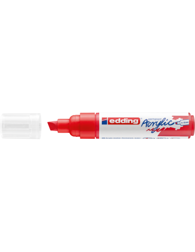 e-5000 acrylic marker broad traffic red