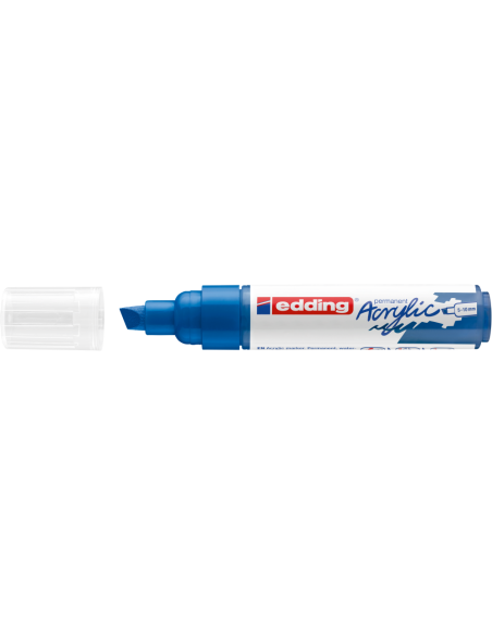 e-5000 acrylic marker broad gentian blue