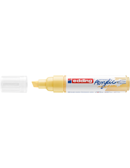 e-5000 acrylic marker broad pastel yellow