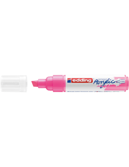 e-5000 acrylic marker broad neon pink