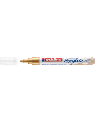 Akrüülmarker Edding 5100 kuldne