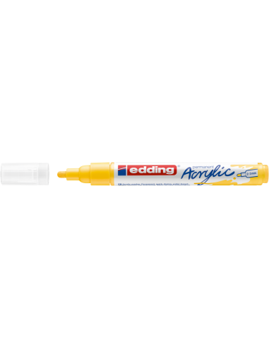 e-5100 acrylic marker Edding medium traffic yellow